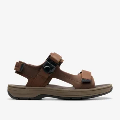 Clarks Saltway Trail Dark Brown Leather Clearance