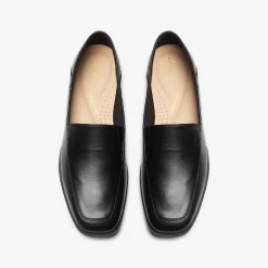 Clarks Sarafyna Freva Black Leather Shop