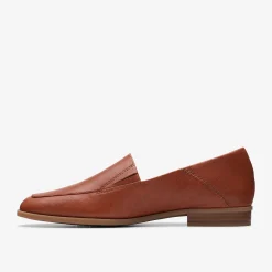 Clarks Sarafyna Freva Dark Tan Leather Fashion