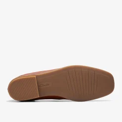 Clarks Sarafyna Freva Dark Tan Leather Fashion