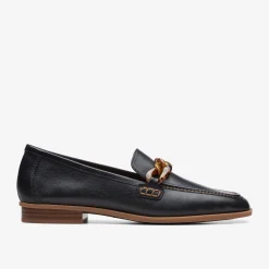 Clarks Sarafyna Iris Black Leather Hot