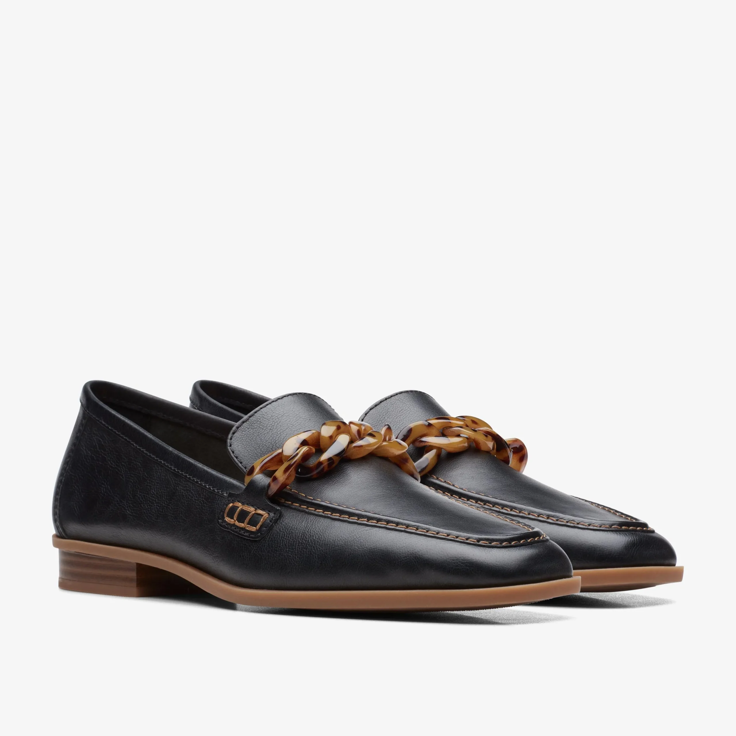 Clarks Sarafyna Iris Black Leather Hot