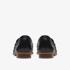 Clarks Sarafyna Iris Black Leather Hot