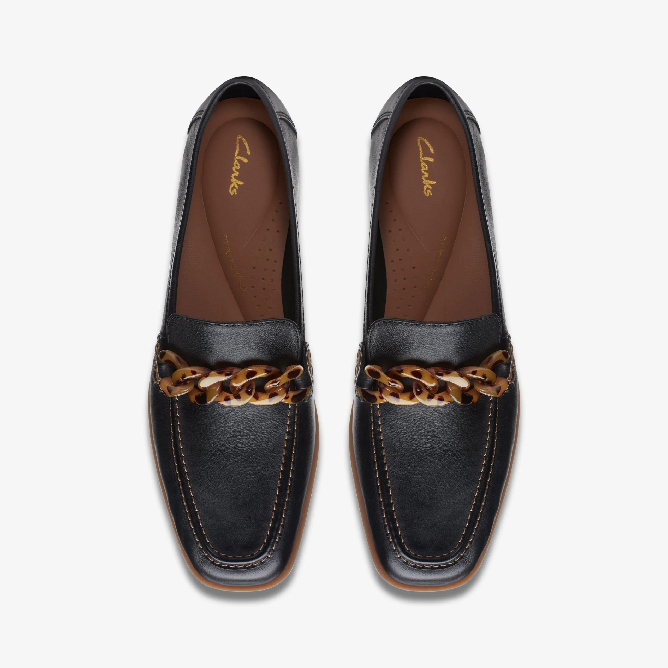 Clarks Sarafyna Iris Black Leather Hot