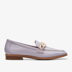 Clarks Sarafyna Iris Lilac Leather Best Sale