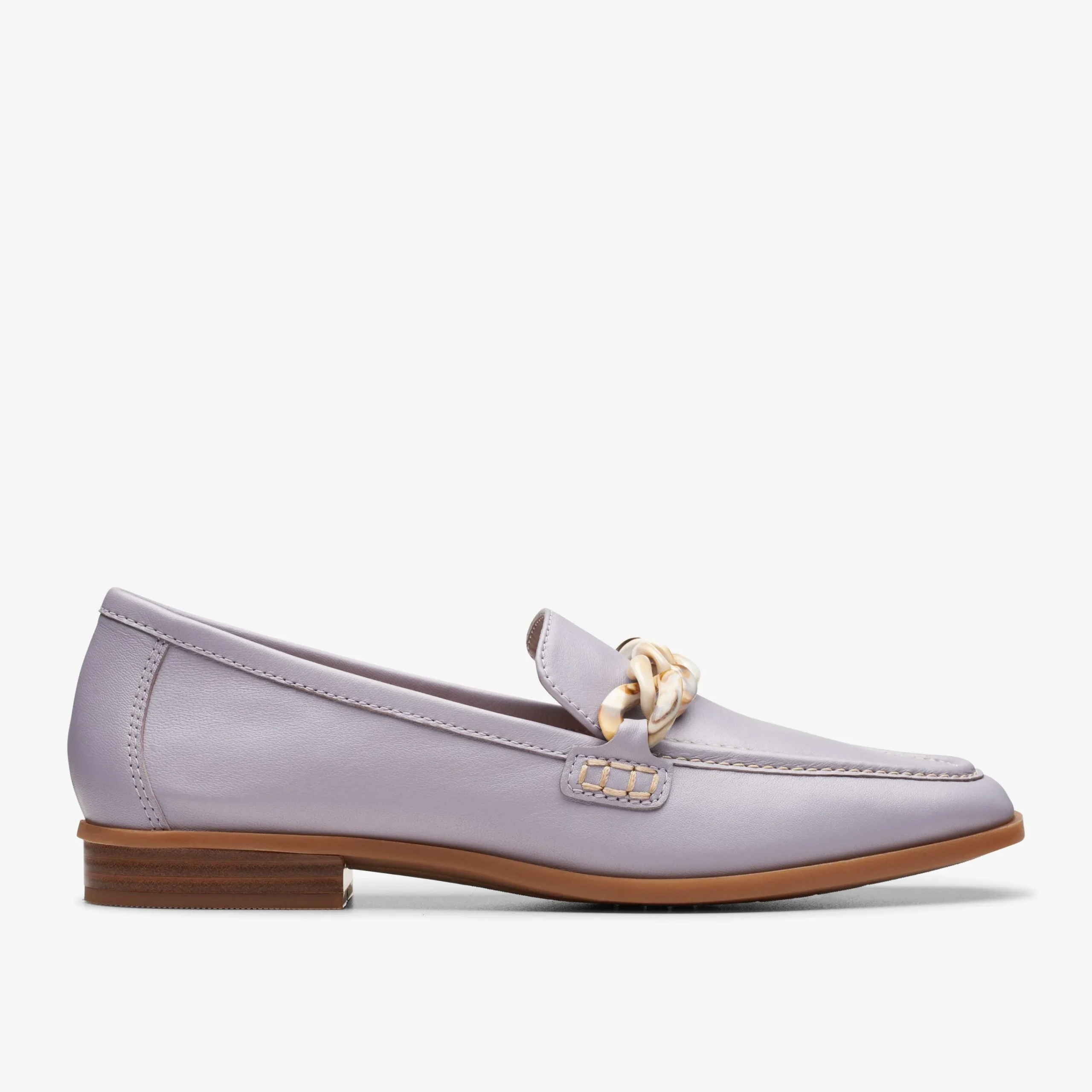 Clarks Sarafyna Iris Lilac Leather Best Sale