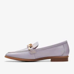 Clarks Sarafyna Iris Lilac Leather Best Sale