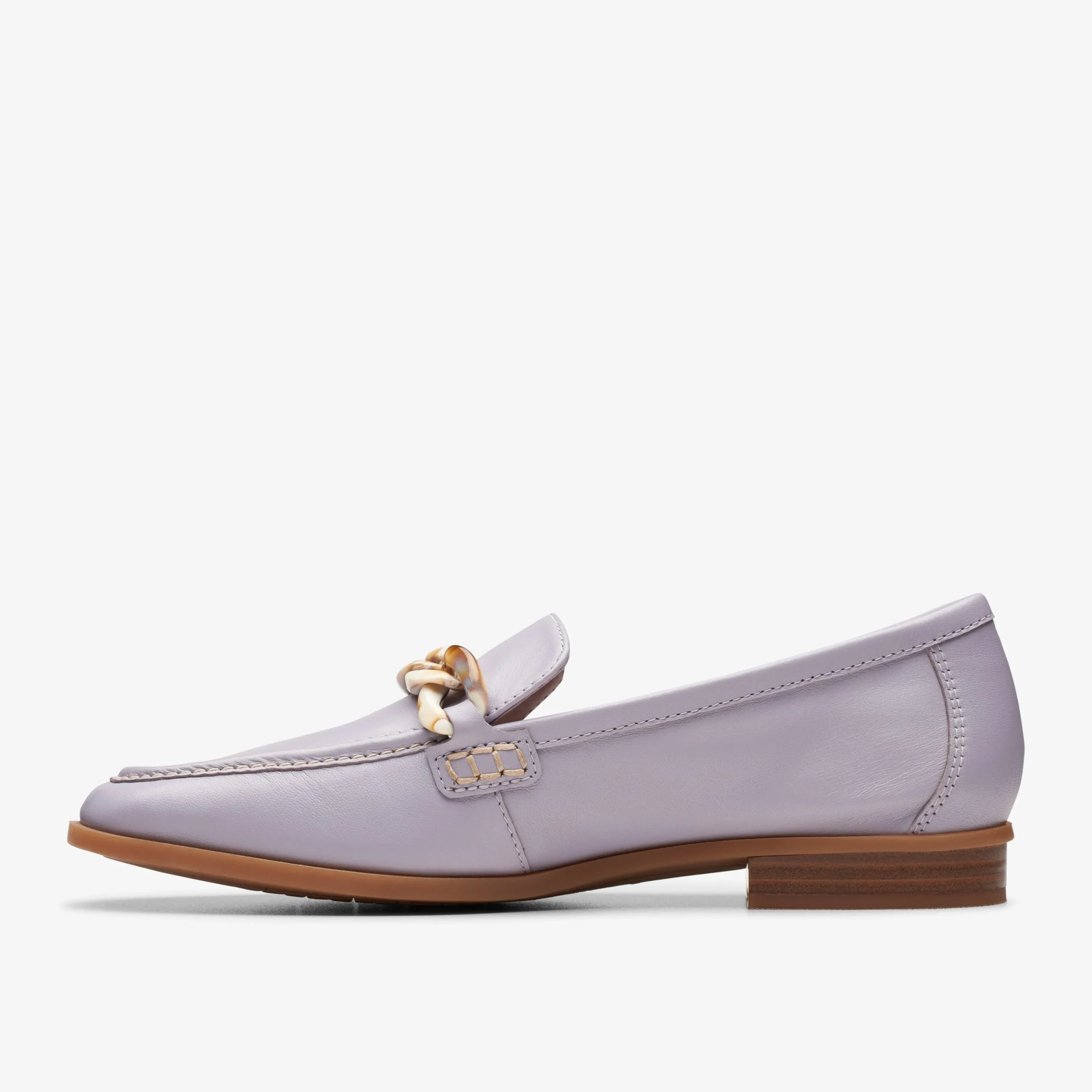 Clarks Sarafyna Iris Lilac Leather Best Sale