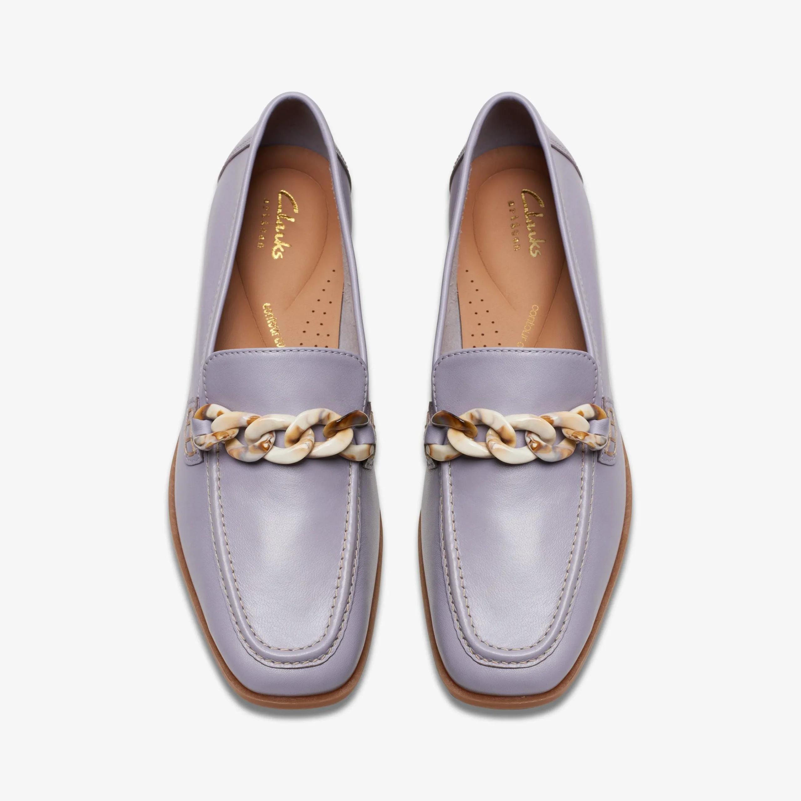 Clarks Sarafyna Iris Lilac Leather Best Sale