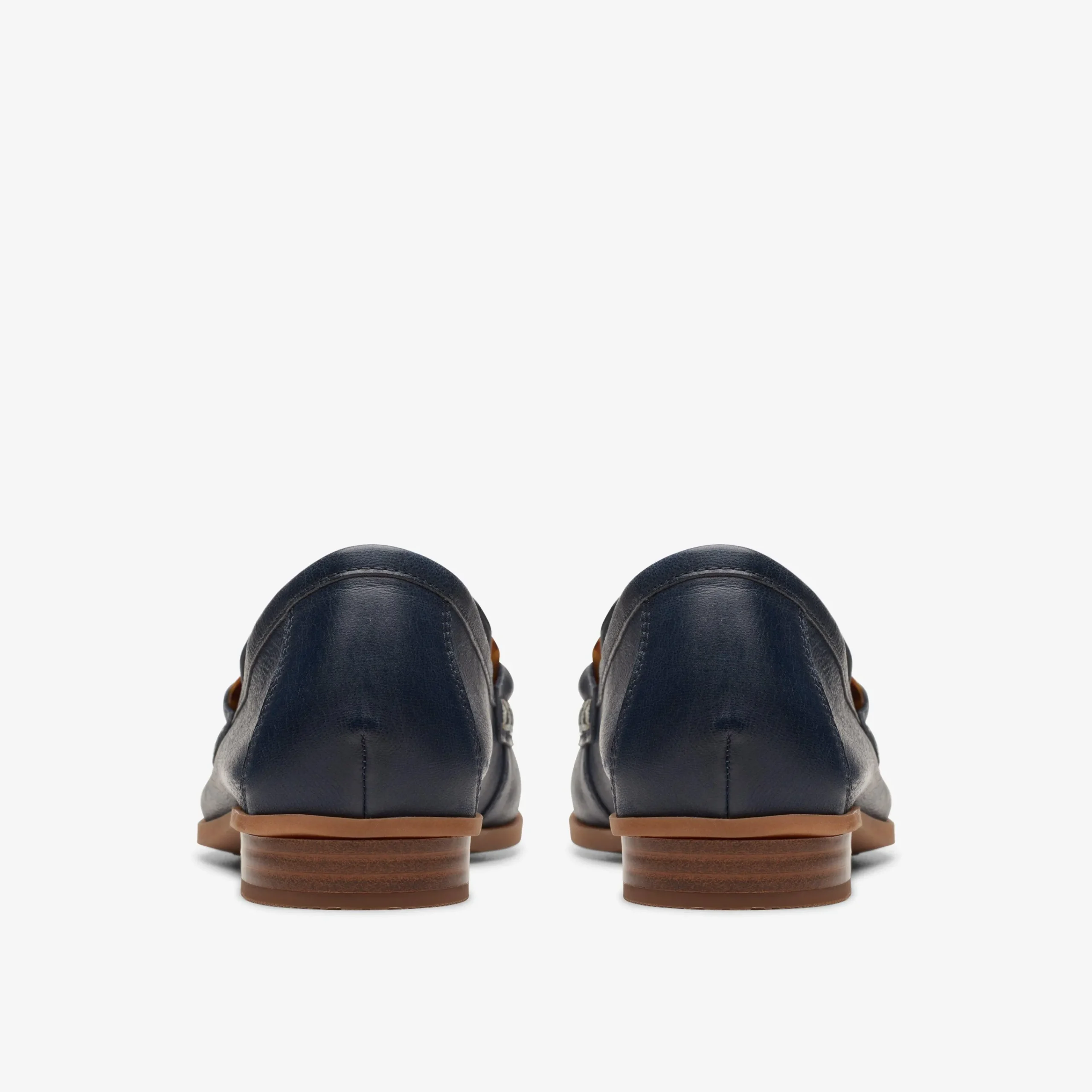 Clarks Sarafyna Iris Navy Leather New
