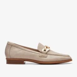 Clarks Sarafyna Iris Stone Leather Best Sale