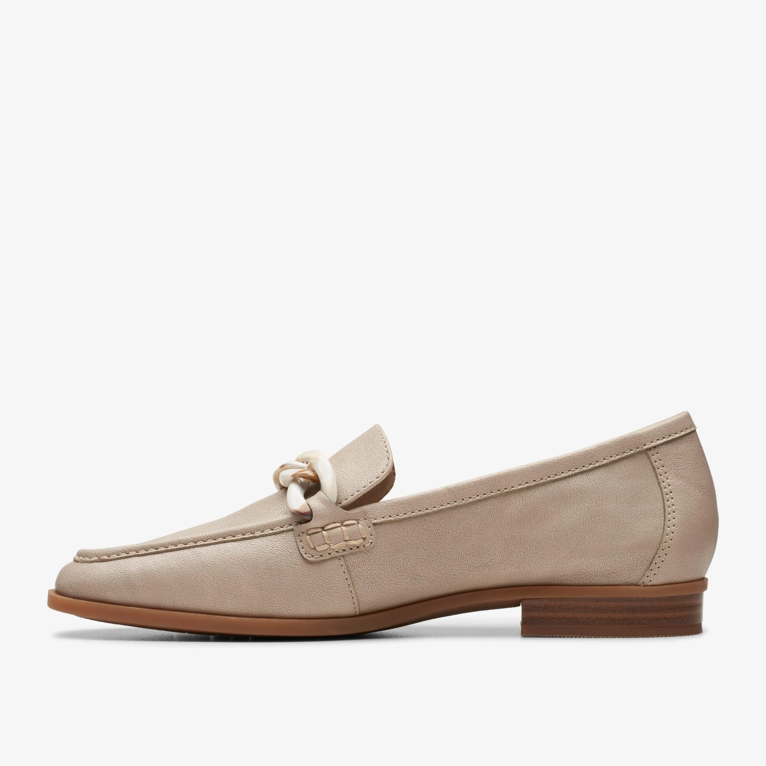Clarks Sarafyna Iris Stone Leather Best Sale
