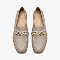 Clarks Sarafyna Iris Stone Leather Best Sale