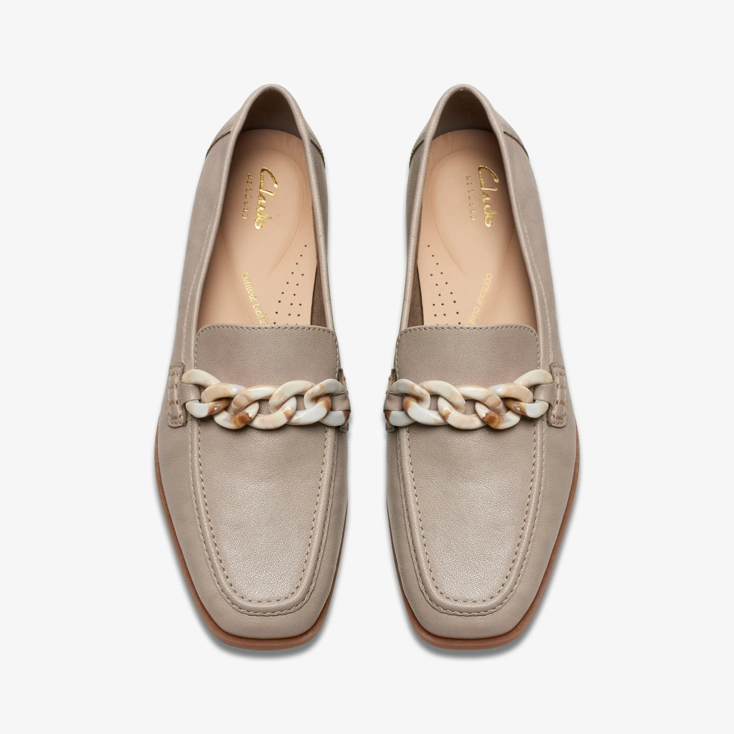 Clarks Sarafyna Iris Stone Leather Best Sale
