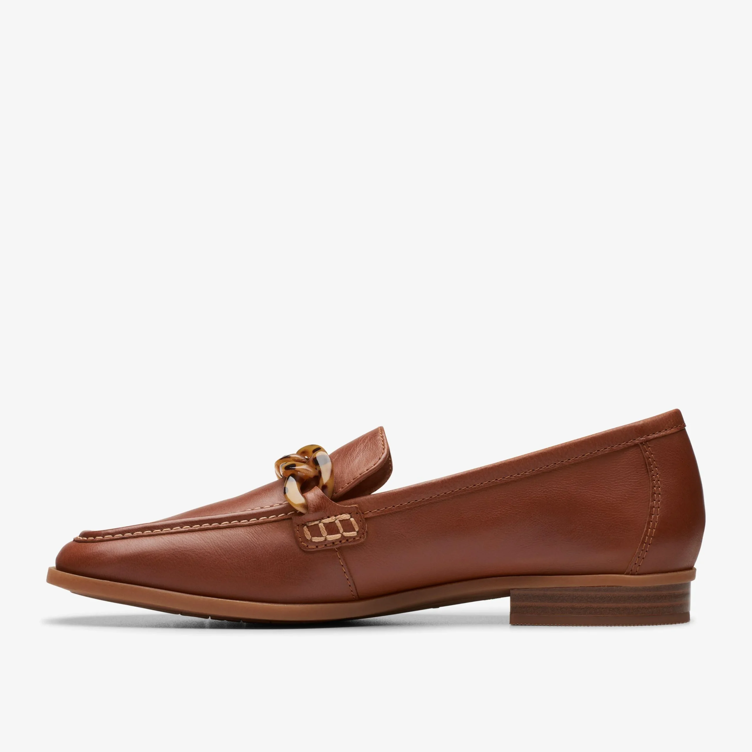 Clarks Sarafyna Iris Tan Leather New