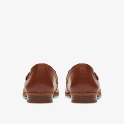 Clarks Sarafyna Iris Tan Leather New