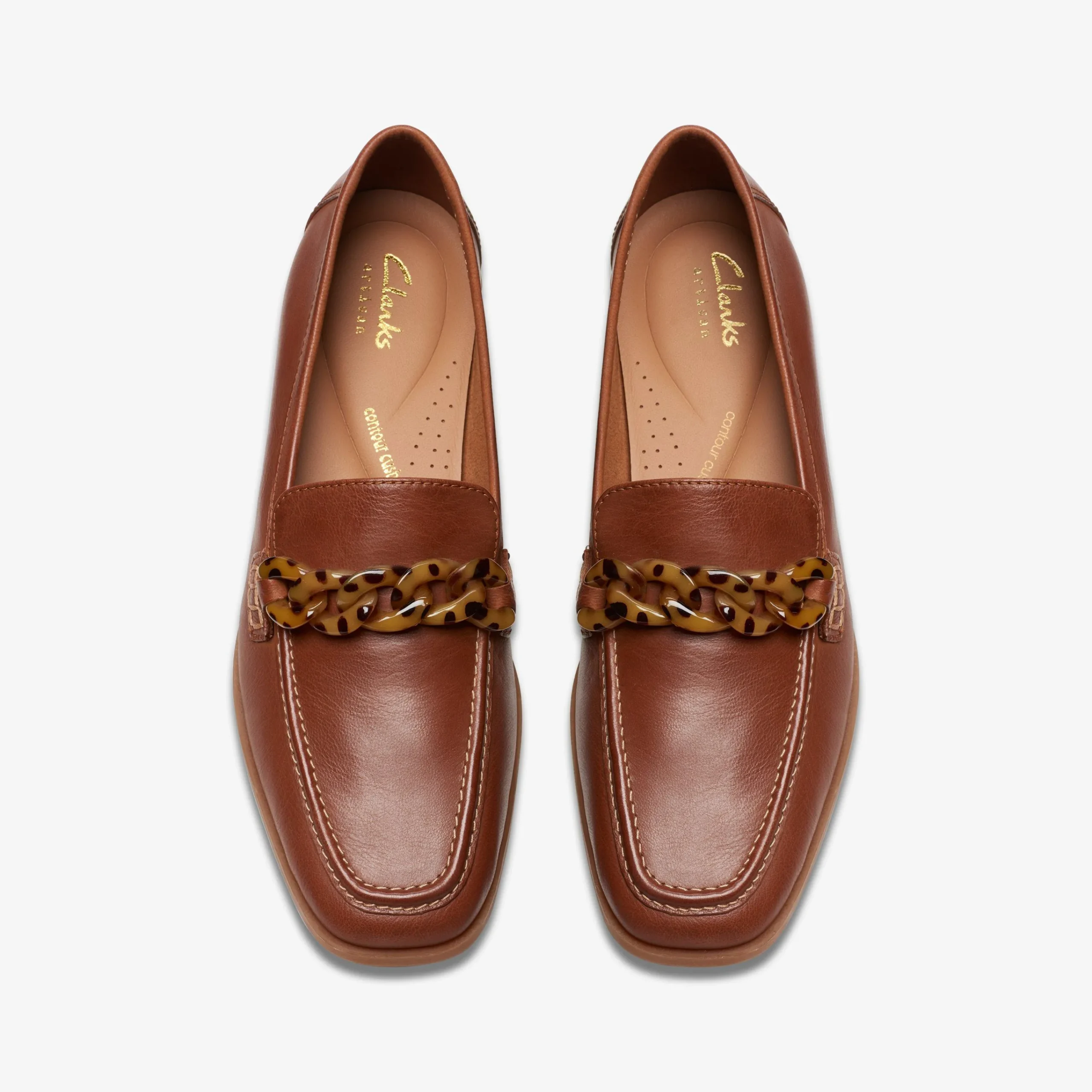 Clarks Sarafyna Iris Tan Leather New