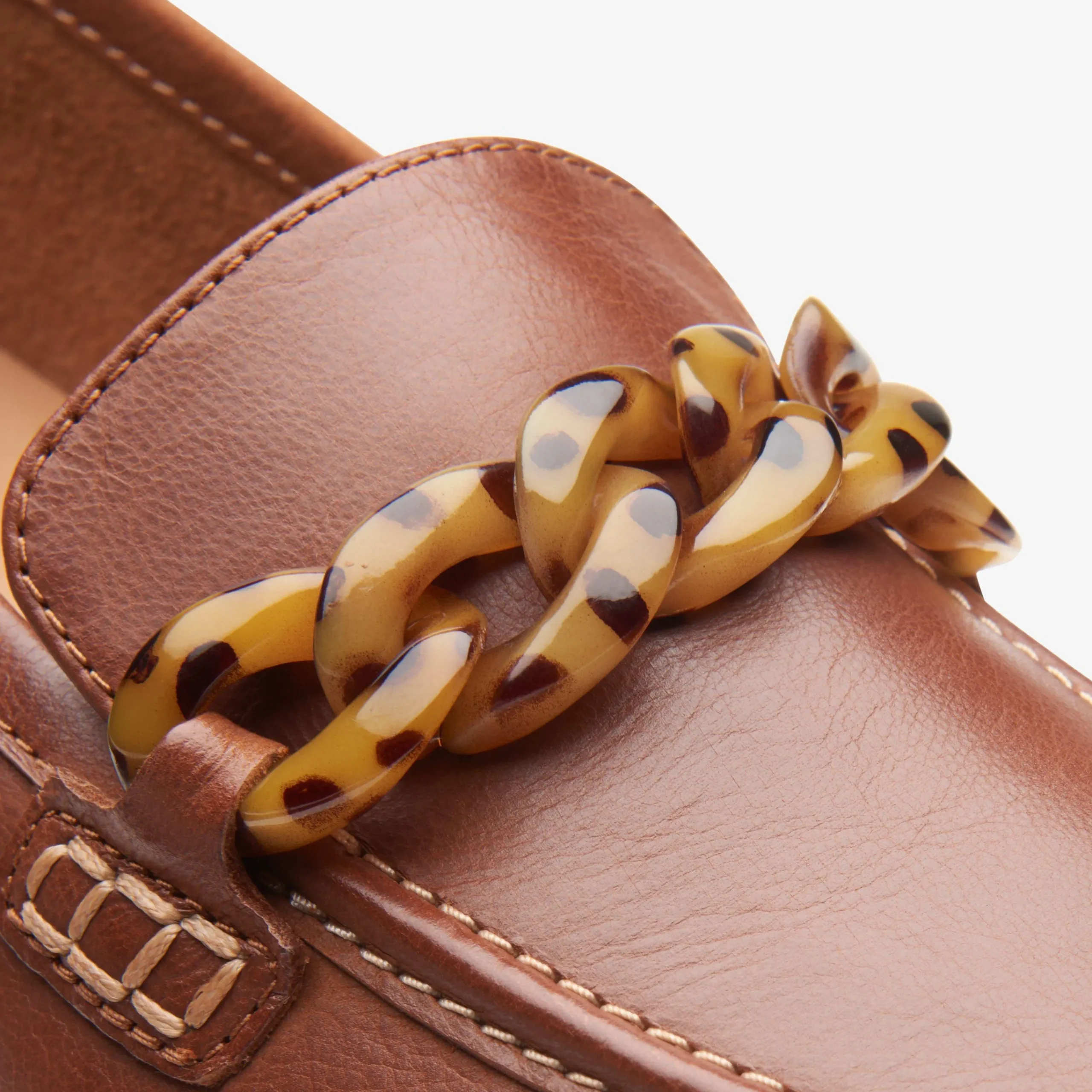 Clarks Sarafyna Iris Tan Leather New