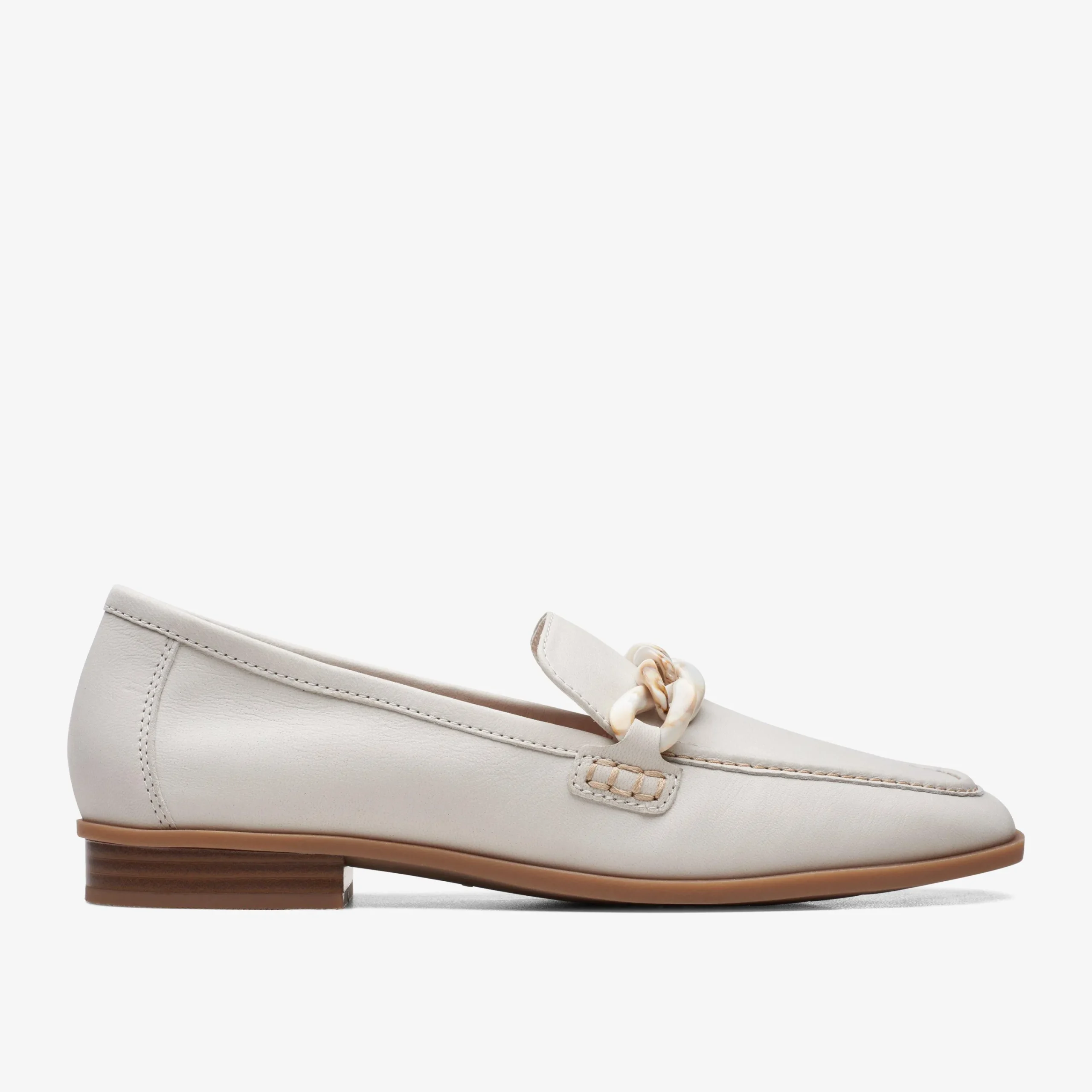 Clarks Sarafyna Iris White Leather Fashion