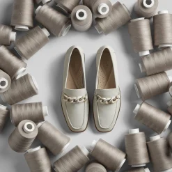 Clarks Sarafyna Iris White Leather Fashion