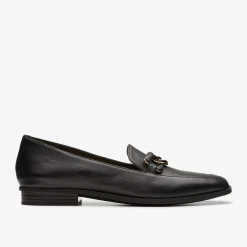 Clarks Sarafyna Rae Black Leather Best Sale