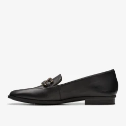 Clarks Sarafyna Rae Black Leather Best Sale