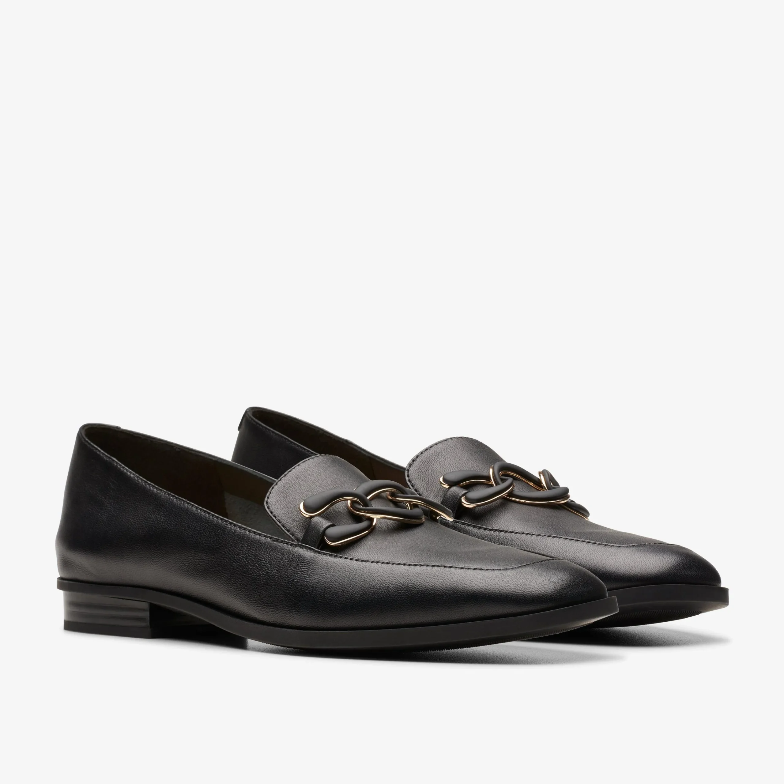 Clarks Sarafyna Rae Black Leather Best Sale