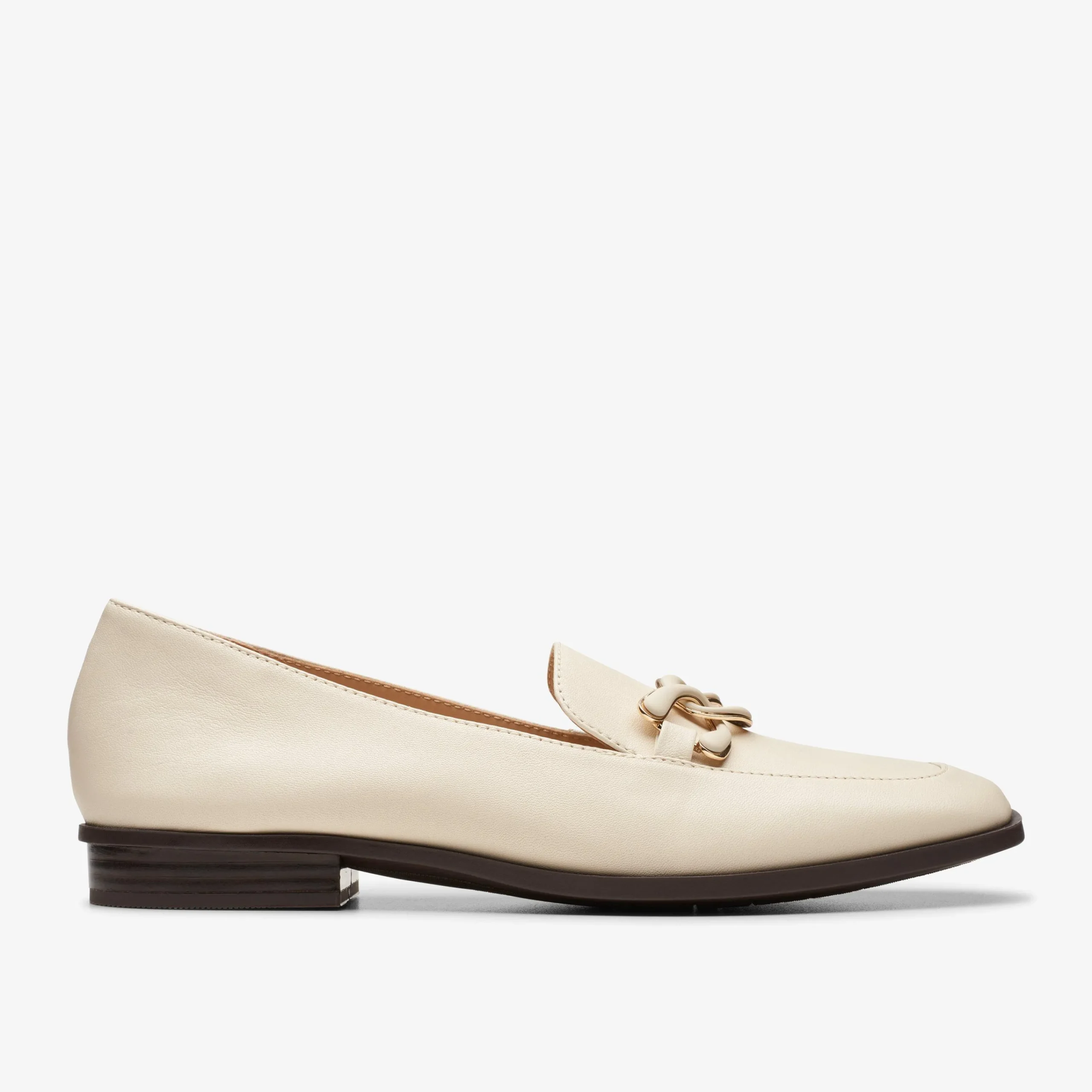 Clarks Sarafyna Rae Ivory Leather New