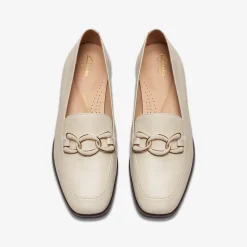 Clarks Sarafyna Rae Ivory Leather New