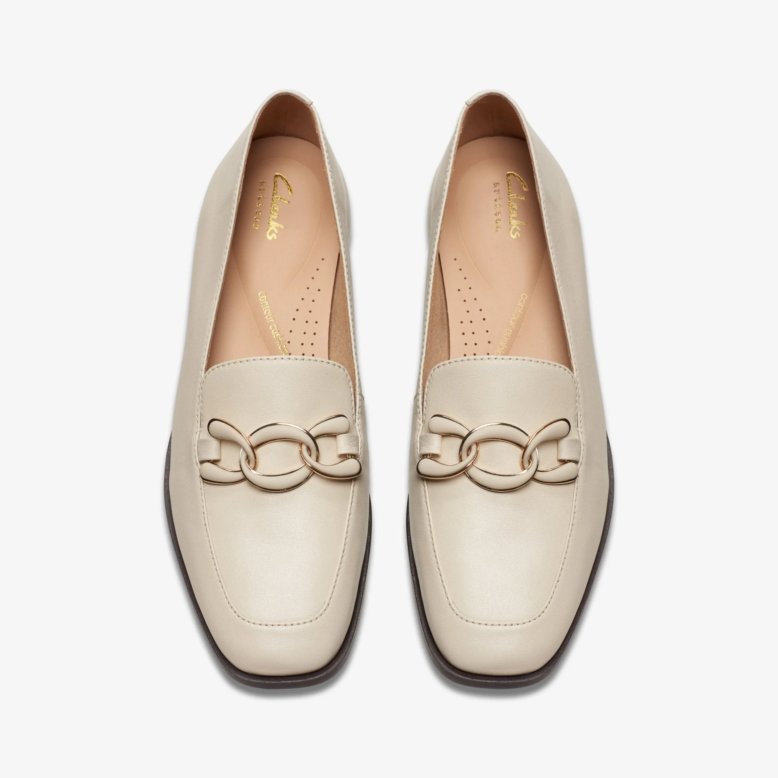 Clarks Sarafyna Rae Ivory Leather New