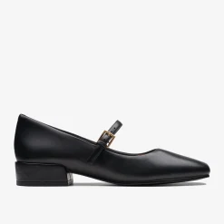 Clarks Seren 30 Buckle Black Leather Outlet