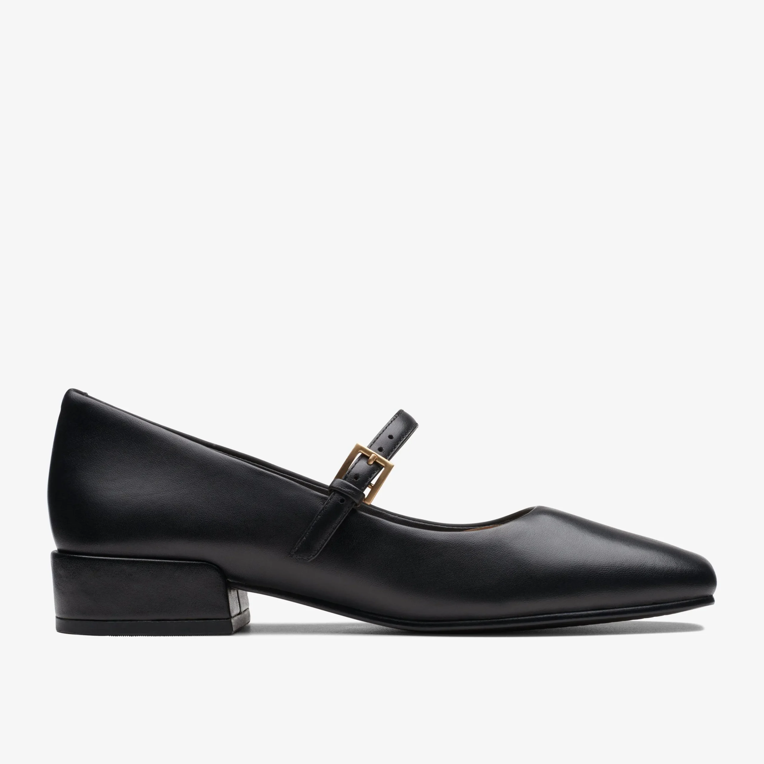 Clarks Seren 30 Buckle Black Leather Outlet