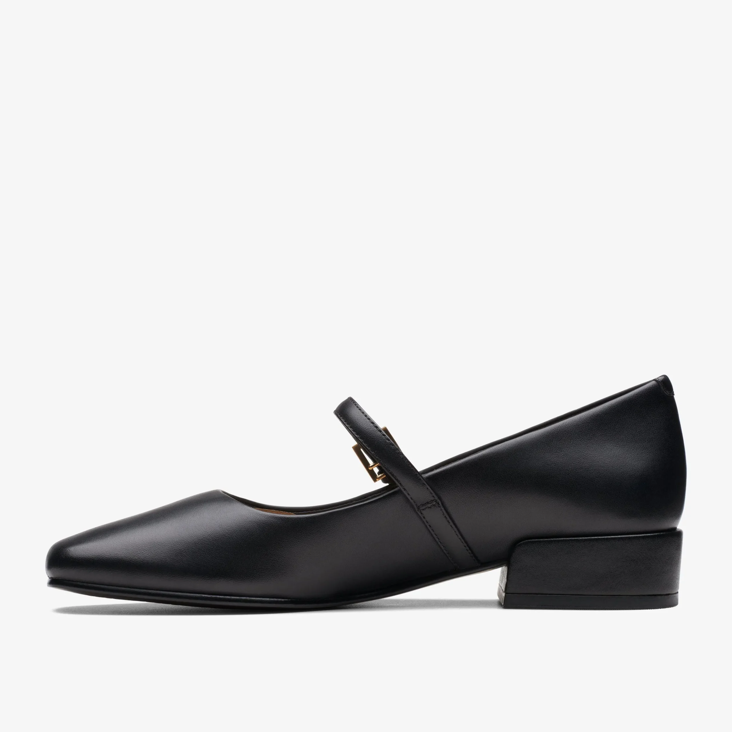Clarks Seren 30 Buckle Black Leather Outlet