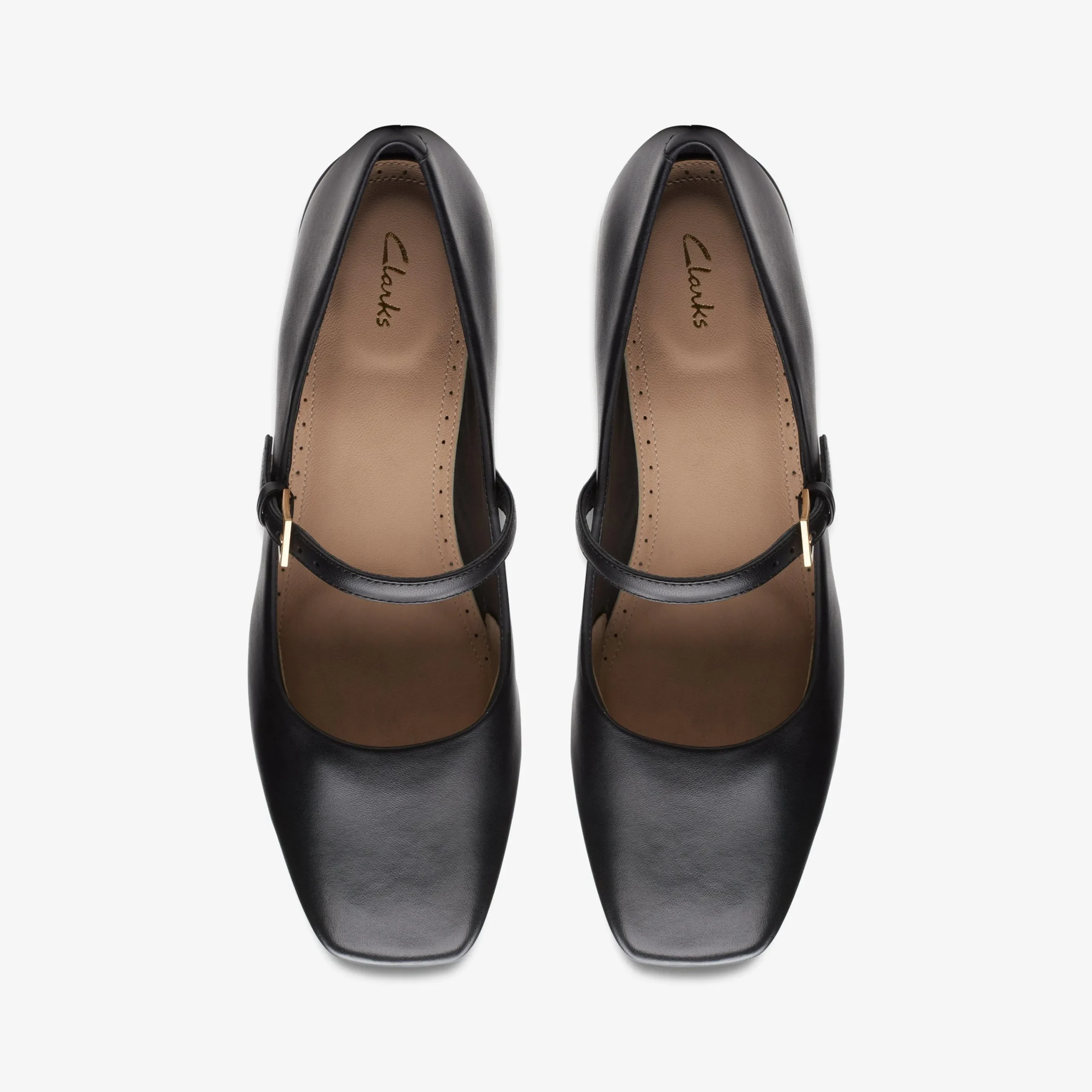 Clarks Seren 30 Buckle Black Leather Outlet