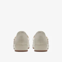 Clarks Seren 30 Buckle Ivory Leather Best Sale