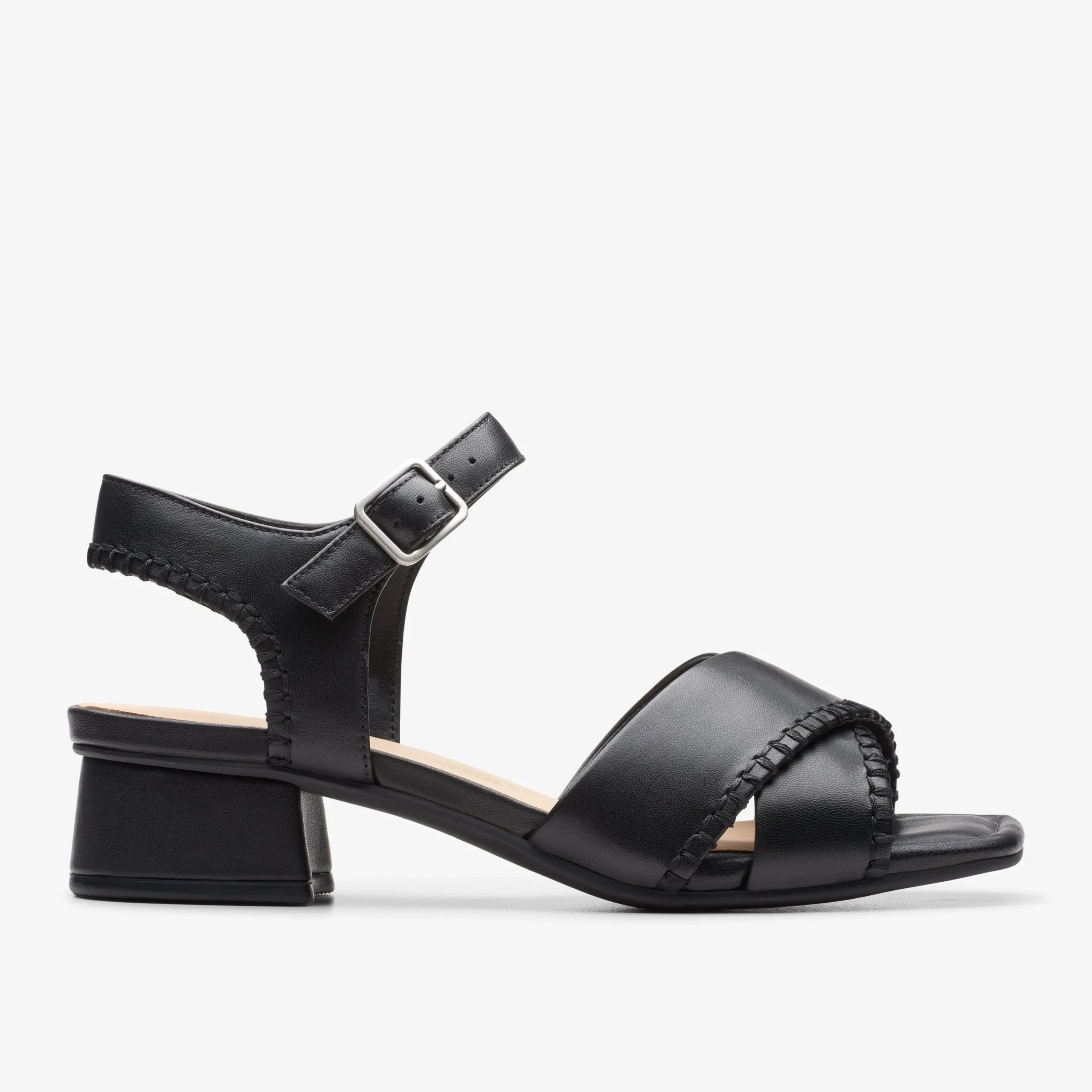 Clarks Serina 35 Cross Black Leather Hot
