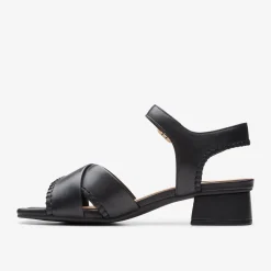 Clarks Serina 35 Cross Black Leather Hot