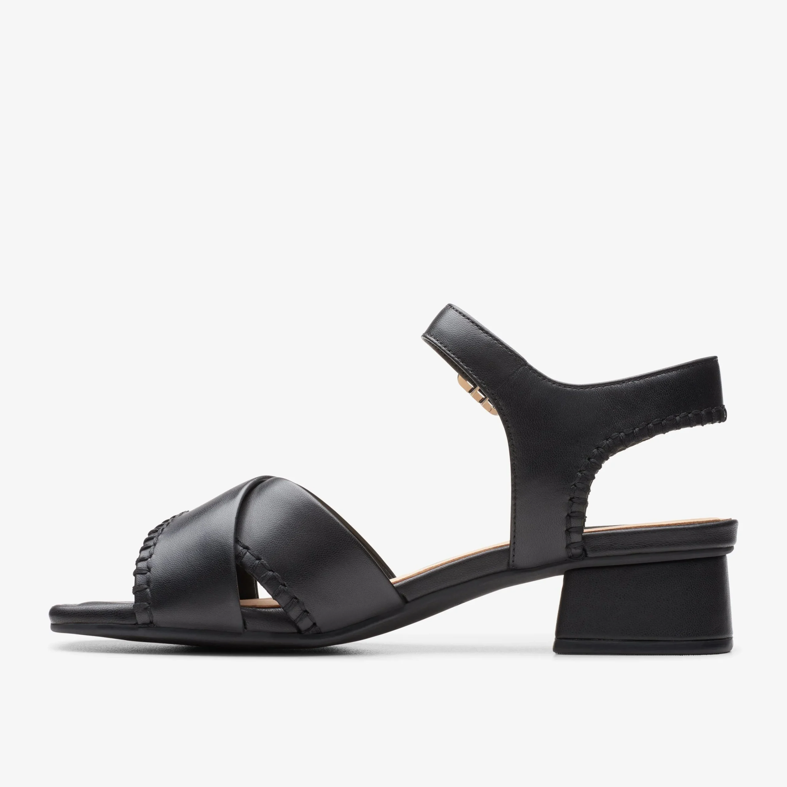 Clarks Serina 35 Cross Black Leather Hot