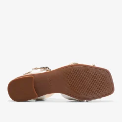 Clarks Serina 35 Cross Off White Leather Fashion