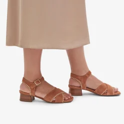 Clarks Serina 35 Cross Tan Suede Fashion