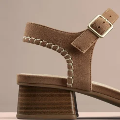 Clarks Serina 35 Cross Tan Suede Fashion
