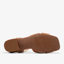 Clarks Serina 35 Cross Tan Suede Fashion