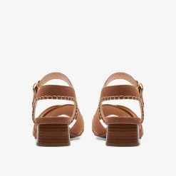 Clarks Serina 35 Cross Tan Suede Fashion