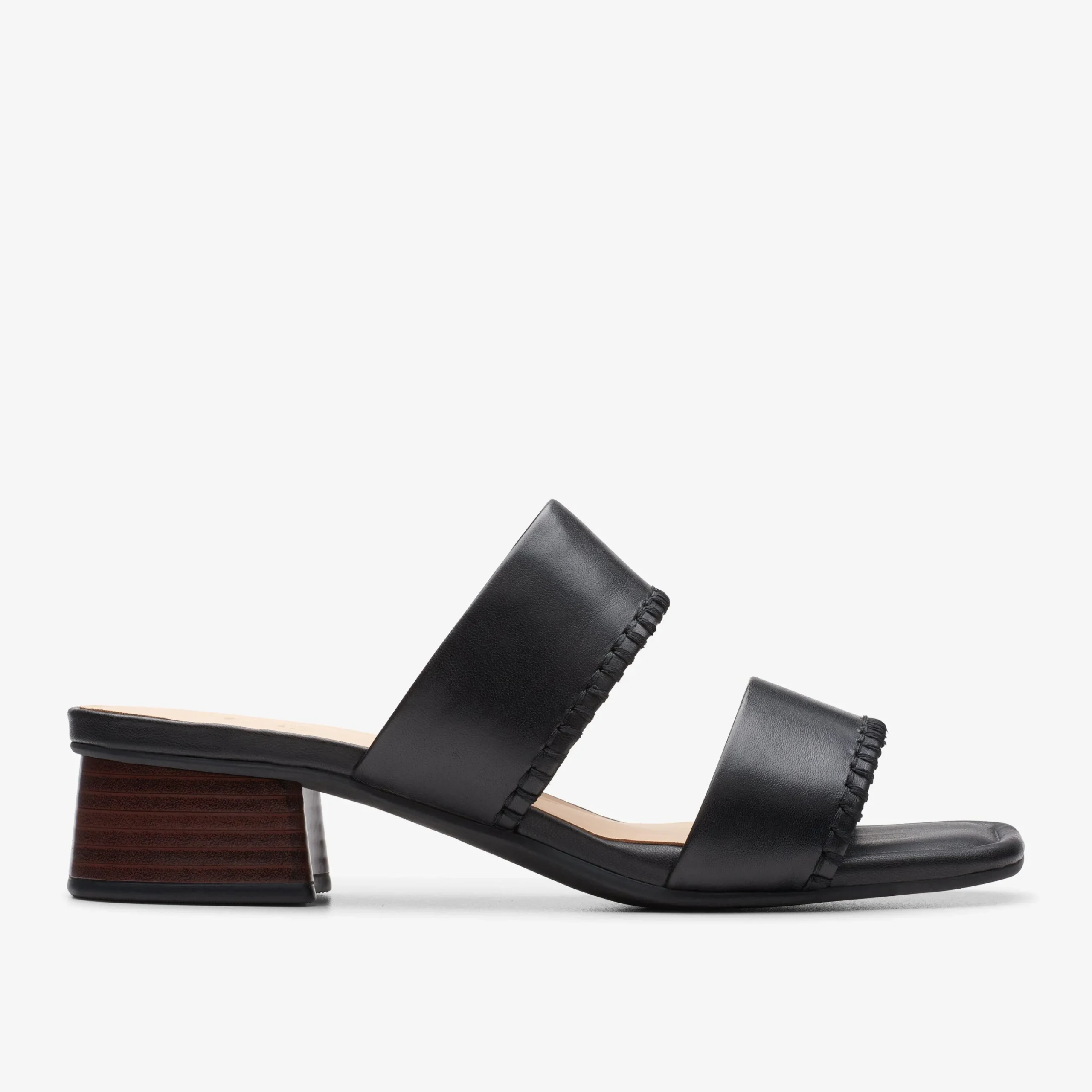 Clarks Serina 35 Mule Black Leather Sale