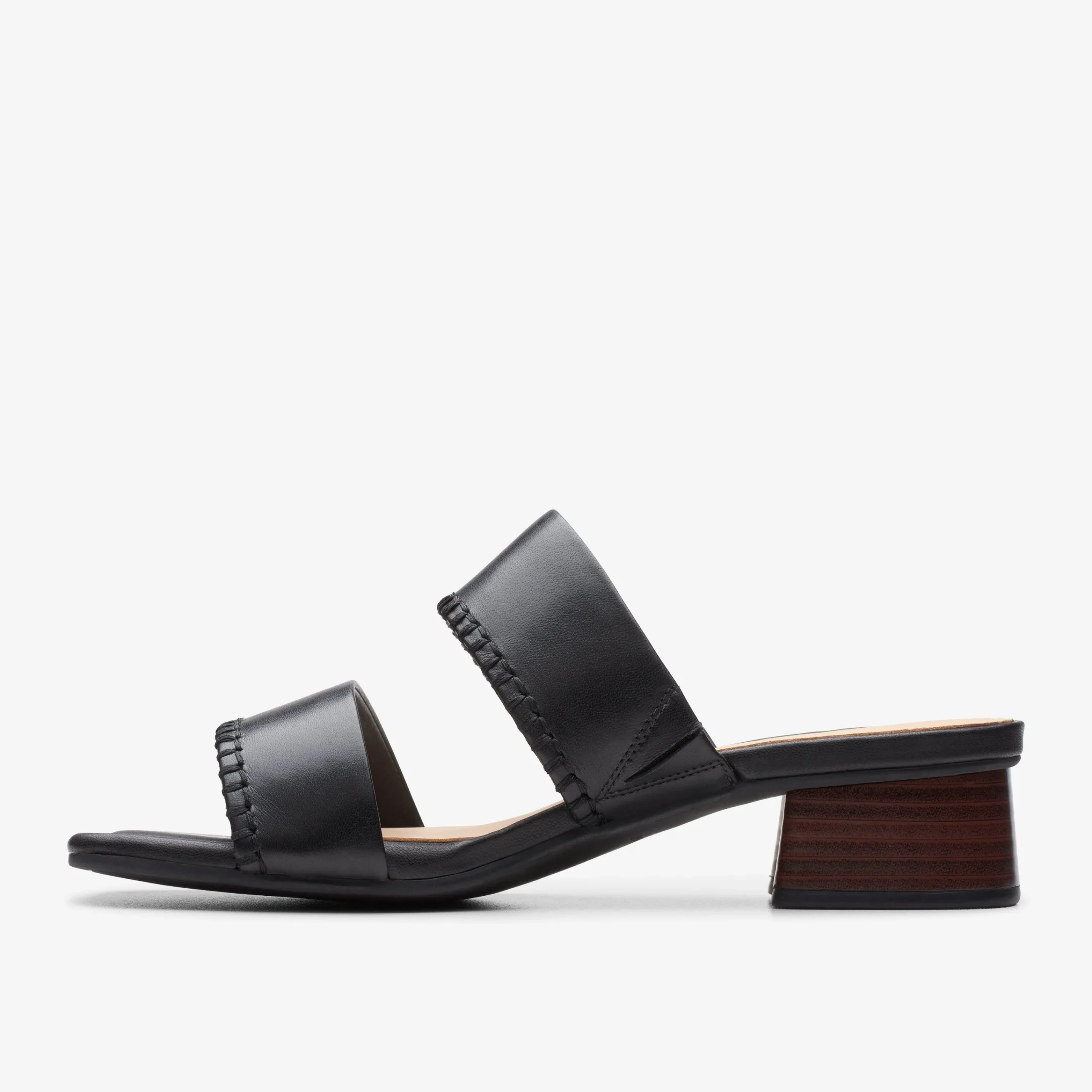 Clarks Serina 35 Mule Black Leather Sale