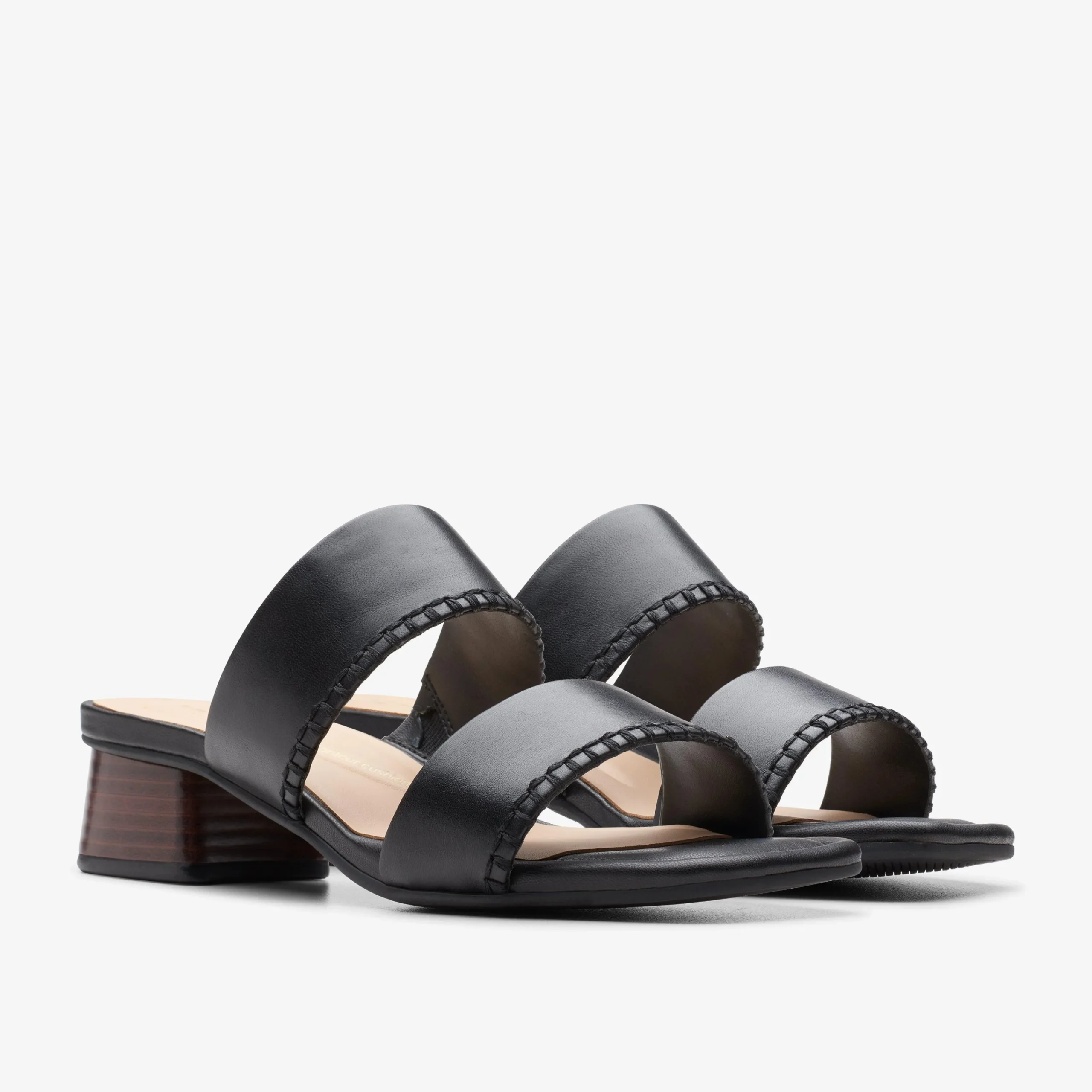 Clarks Serina 35 Mule Black Leather Sale