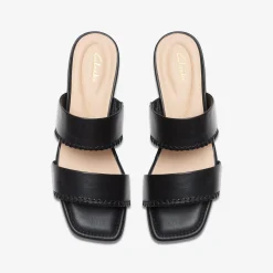 Clarks Serina 35 Mule Black Leather Sale