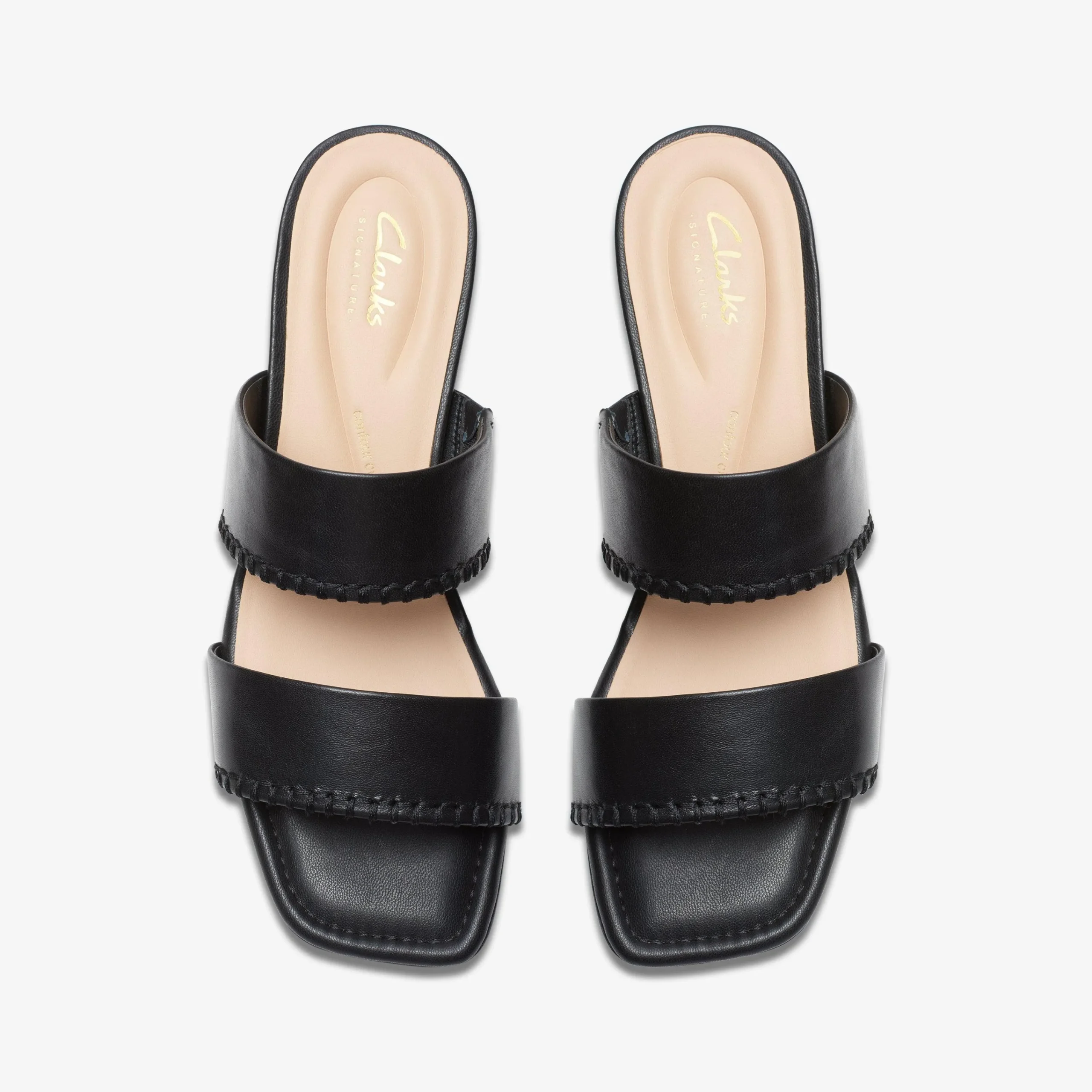 Clarks Serina 35 Mule Black Leather Sale