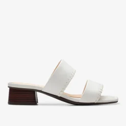 Clarks Serina 35 Mule Off White Leather Store