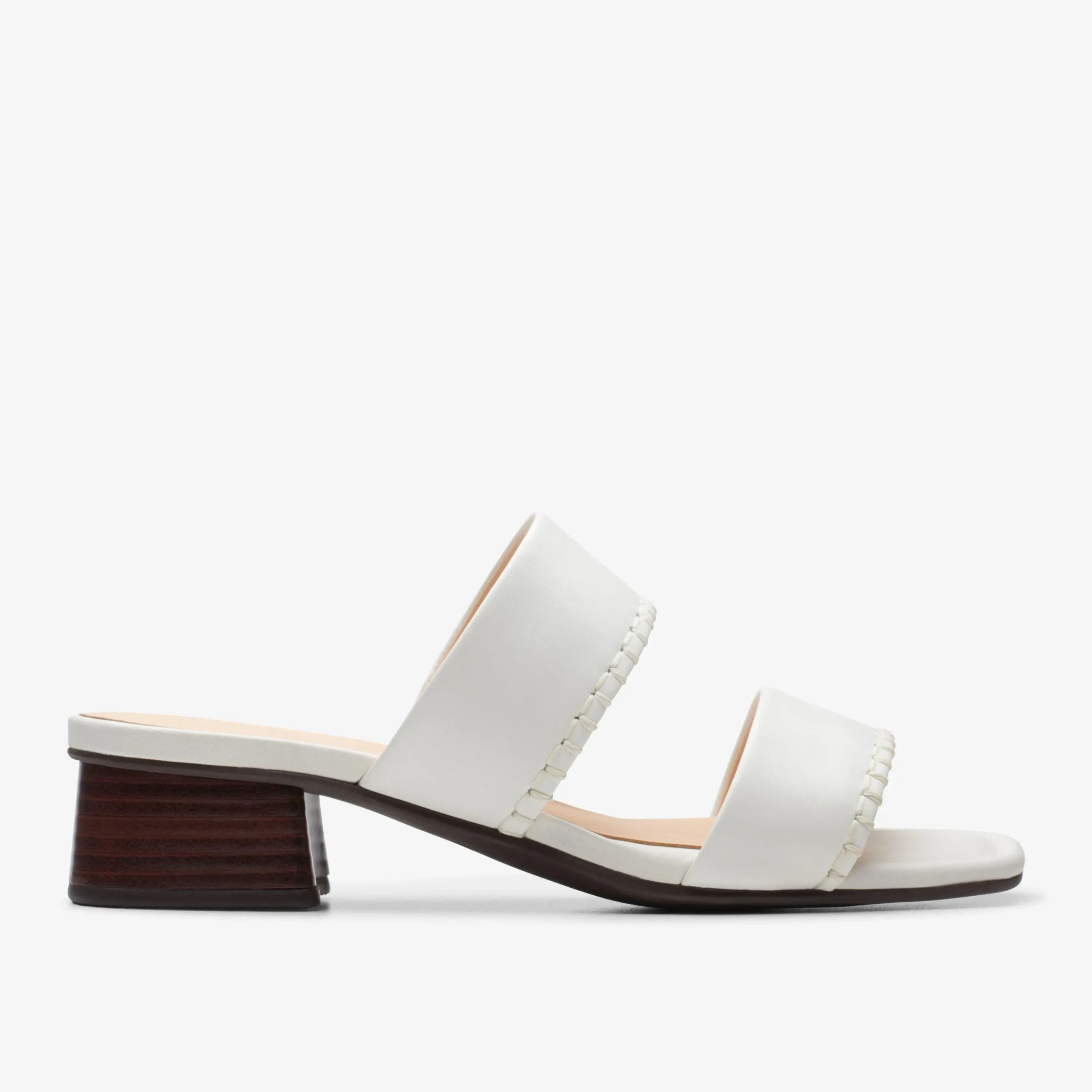 Clarks Serina 35 Mule Off White Leather Store